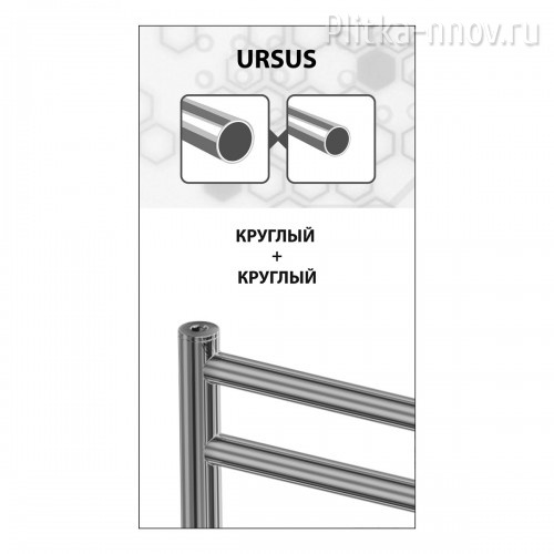 Ursus LM72607 П7 500x600 Полотенцесушитель водяной Lemark 