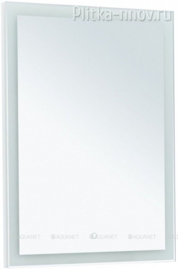 Гласс 60 белый LED Зеркало Aquanet