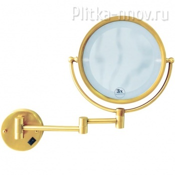 Imperiale 503 золото, Зеркало настенное с подсветкой, двустороннее, с увеличением Boheme