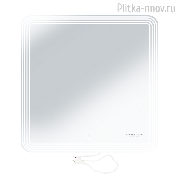Dial 78х78 Sanita Luxe Зеркало с LED подсветкой и сенсорным выключателем