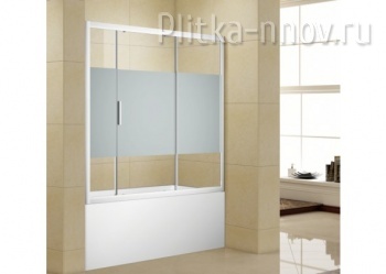Practic AE10-B-160, прозрачное стекло Шторка для ванны Aquanet