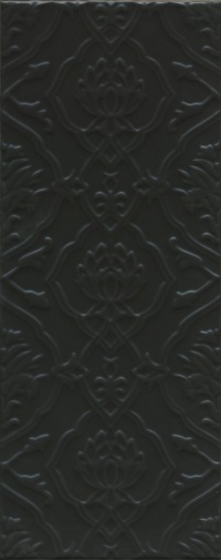 7230 Альвао структура черный матовый 20х50 керамическая плитка