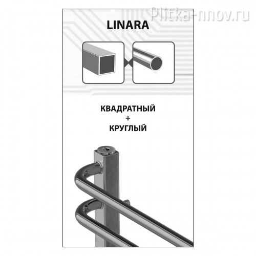 Linara LM04607E П7 500x600, левый/правый Полотенцесушитель электрический Lemark 