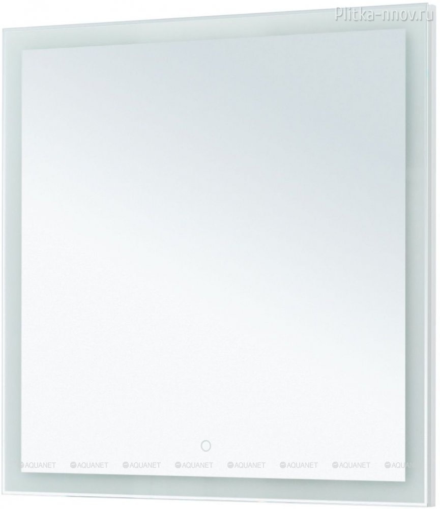 Гласс 80 белый LED Зеркало Aquanet 