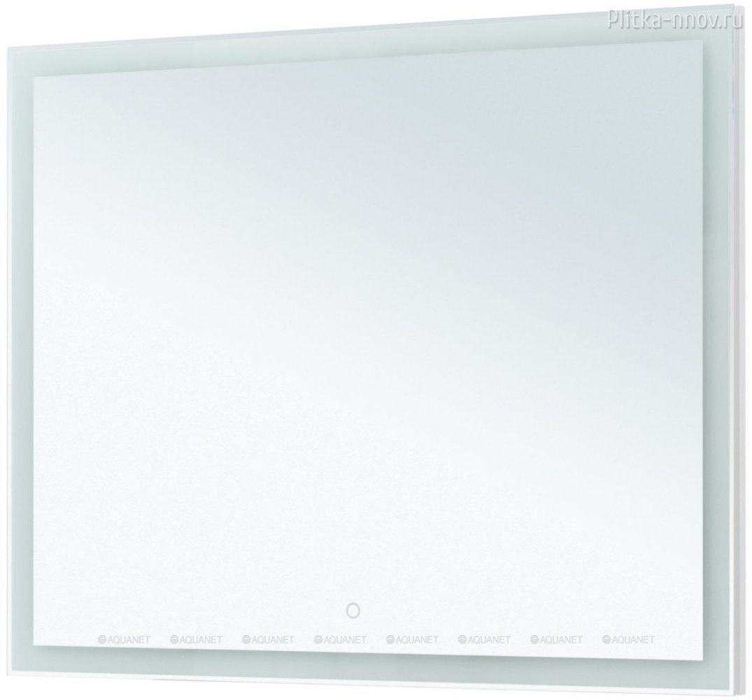 Гласс 100 белый LED Зеркало Aquanet 