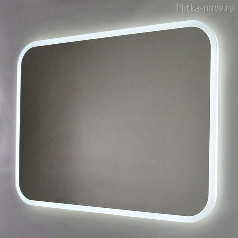 Стив 100х80 Azario Зеркало с LED-подсветкой, сенсорный выключатель, подогрев
