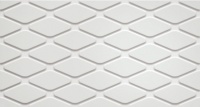3D White Rhombus Matt/3Д Вайт Ромбус Матт 30.5x56