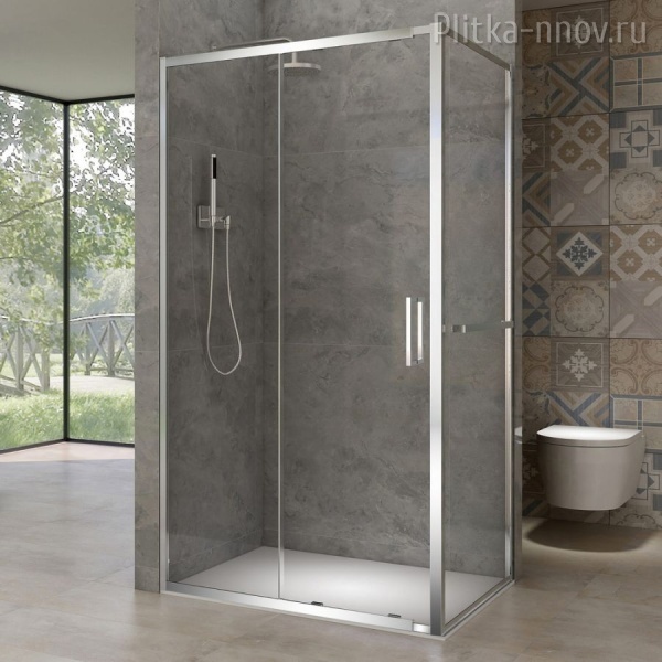 SX715(1000-1100)+SX720 800 Душевое ограждение Black & White SX715(1000-1100)+SX720 800 Душевое ограждение Black & White