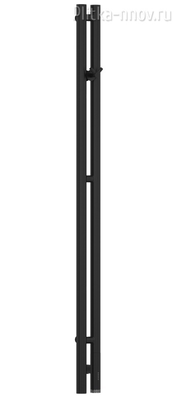 Нюанс 3.0 85x1200 Черный матовый, Сунержа электрический полотенцесушитель