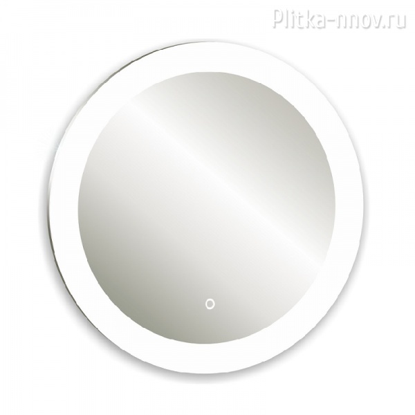 Перла 77х77 Azario Зеркало с LED-подсветка, круглое, сенсорный выключатель