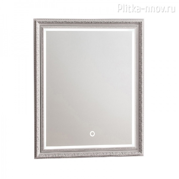 Марсель 63х78 Azario Зеркало с LED-подсветка, серебро, сенсорный выключатель