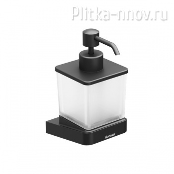 10° black TD 231.20 Ravak Дозатор для мыла в черном цвете