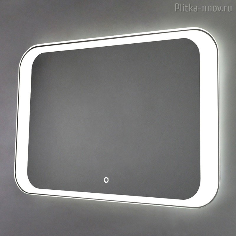 Индиго 80х55 Azario Зеркало с LED-подсветка, сенсорный выключатель