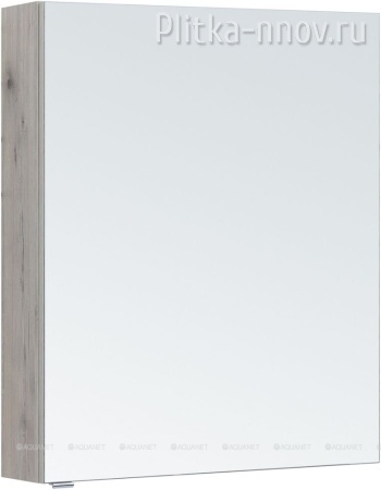 Алвита New 70 Дуб веллингтон зеркало-шкаф Aquanet