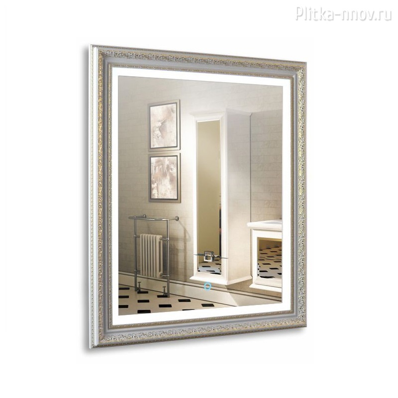 Марсель 63х78 Azario Зеркало с LED-подсветка,  золото, сенсорный выключатель