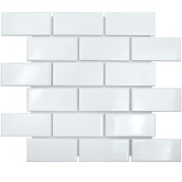 Brick White Glossy 45x95