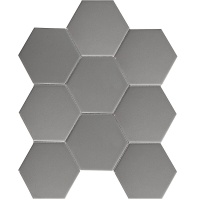 Hexagon Big Grey Matt 95x110