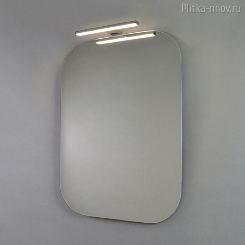 Агат 55х80 Azario Зеркало с навестным светильником и выключателем-датчик на движение