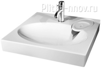 Elegance 592х592х90 литьевой мрамор, белая (CS00078300) раковина над стиральной машиной Azario