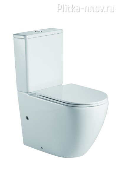 Сатурн PN42901 ТОРНАДО безободковый, сиденье микролифт Унитаз Point Сатурн PN42901 ТОРНАДО безободковый, сиденье микролифт Унитаз Point