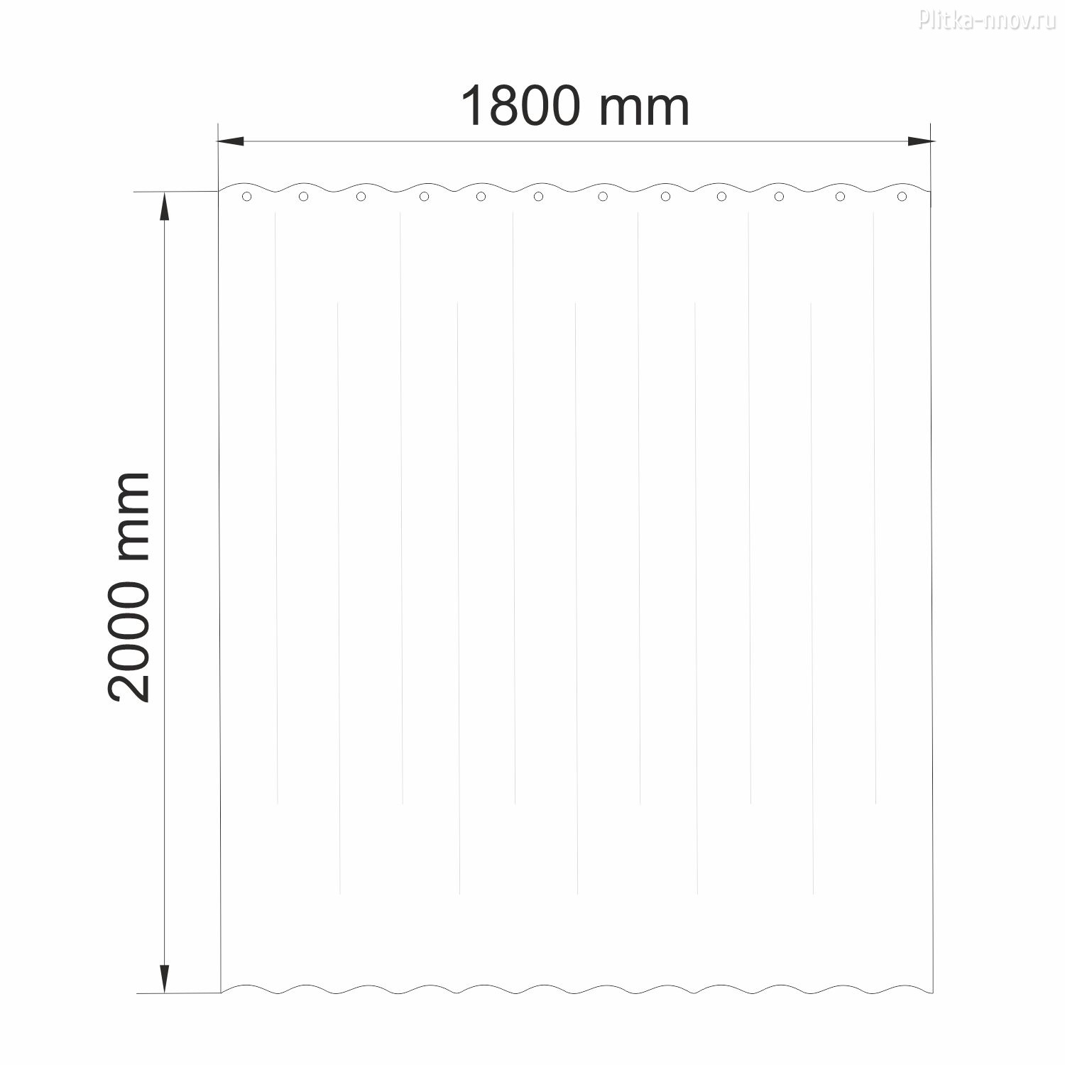 Rossel SC-57103 Шторка для ванной WasserKRAFT Rossel SC-57103 Шторка для ванной WasserKRAFT