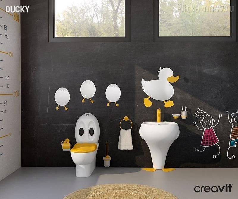 Ducky DC360-11CB00E-0000 Унитаз напольный детский Creavit Ducky DC360-11CB00E-0000 Унитаз напольный детский Creavit