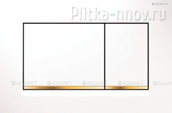 GEBERIT Sigma 30 115.883.KK.1 белый / золото