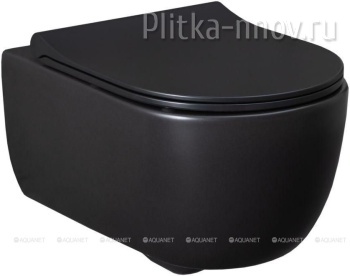 Priority 4.31001.31 черный матовый Унитаз подвесной с крышкой Allen Brau Priority 4.31001.31 черный матовый Унитаз подвесной с крышкой Allen Brau