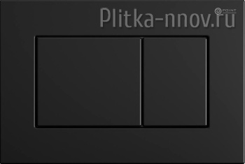 Ника PN44081BM, черная матовая Клавиша смыва Point Ника PN44081BM, черная матовая Клавиша смыва Point