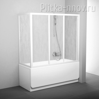 AVDP3+APSV-160х70 профиль белый/матовое стекло Ravak