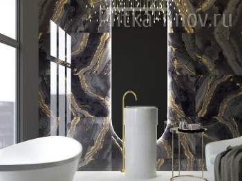 Dusky Gold Glossy 60х120 Керамогранит Ocean-ceramic 