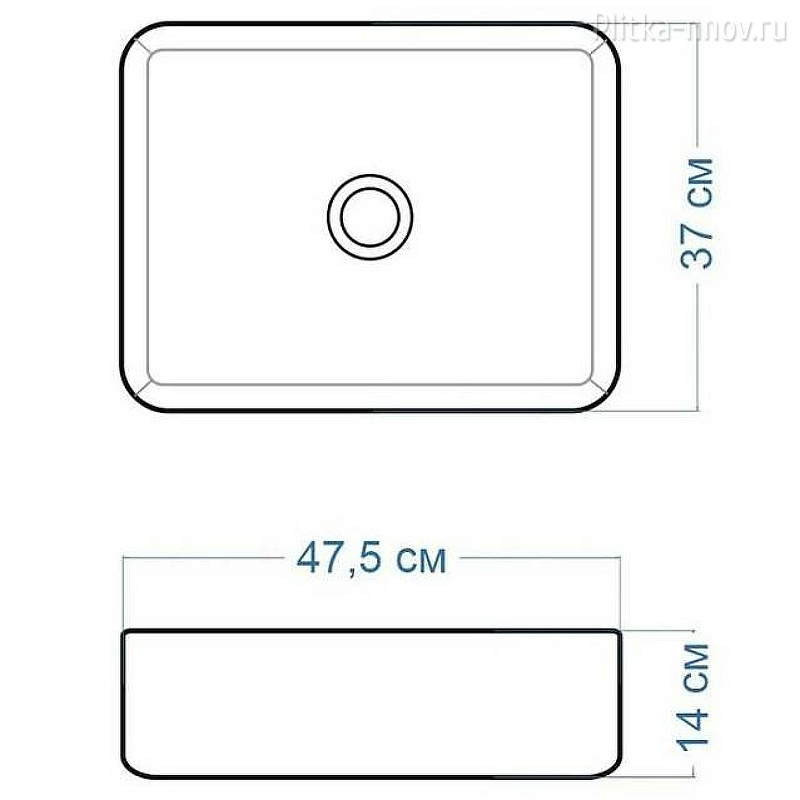 Umbria UM13NS03-844 48х37 Раковина-чаша Maretti Umbria UM13NS03-844 48х37 Раковина-чаша Maretti