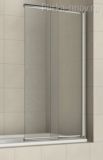 Merrit 80х140 AZ-NF6122 800 прозрачное стекло 5 мм, покрытие EASY CLEAN, цвет профиля серебро Azario