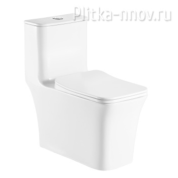 GRESSA AZ-1111 Azario унитаз-компакт безободковый в комплекте со смывным механизмом Geberit