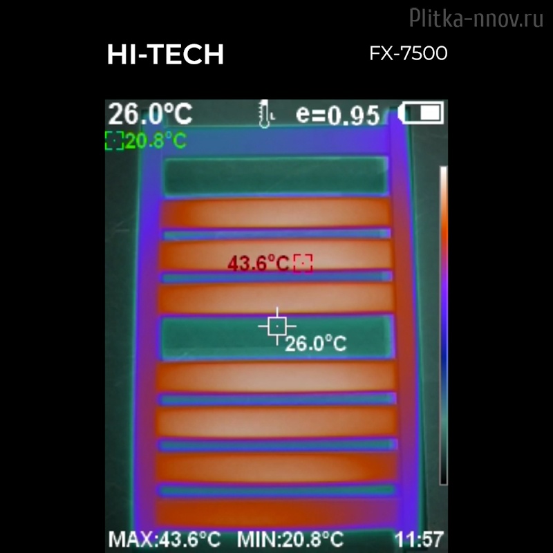 HI-TECH 800х500 FX-7500W, белый Полотенцесушитель электрический Fixsen HI-TECH 800х500 FX-7500W, белый Полотенцесушитель электрический Fixsen