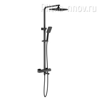 Tetra-Thermo SX-0169/03 Черный Душевая система с термостатом TIMO
