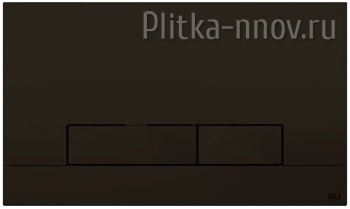 Narrow 148303/192903 soft-touch черный Панель механическая двойная OLIpure