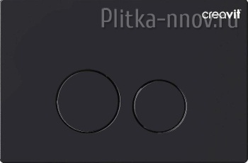 Terra GP9002.01 Черная матовая Кнопка смыва Creavit