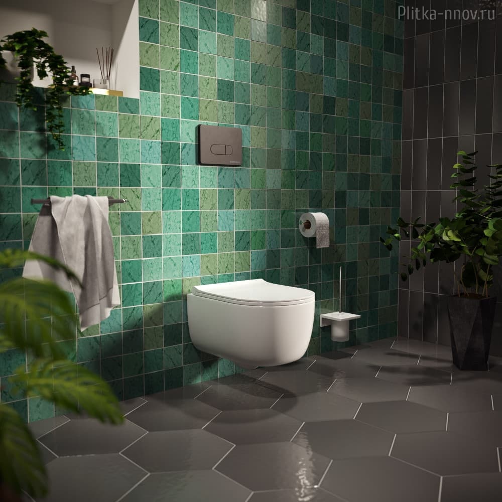 NOVUM D5 040035 BERGES Soft Touch черная кнопка смыва NOVUM D5 040035 BERGES Soft Touch черная кнопка смыва