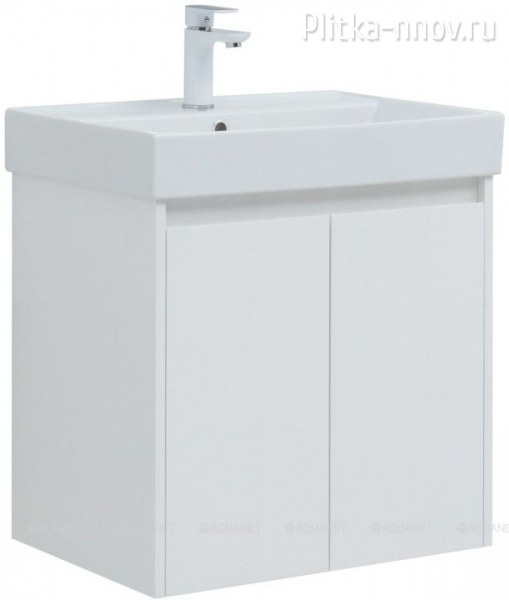 Nova Lite 60 белый (2 дверцы) Тумба с раковиной Aquanet Nova Lite 60 белый (2 дверцы) Тумба с раковиной Aquanet