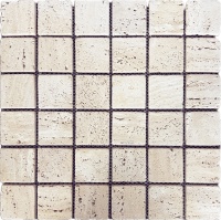 Classic TRAVERTINE LIGHT 48x48 Wild Stone натур.мрамор Starmosaic