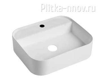Меркурий PN43833WM 55х45 Умывальник накладной, прямоугольный, белый матовый Point