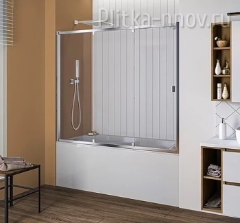 Screen WTW-C-CH-170, прозрачное стекло Шторка для ванны Good Door