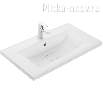 Айрис 80х45 литьевой мрамор, белый (1A73263KAG010) Раковина мебельная Aquaton