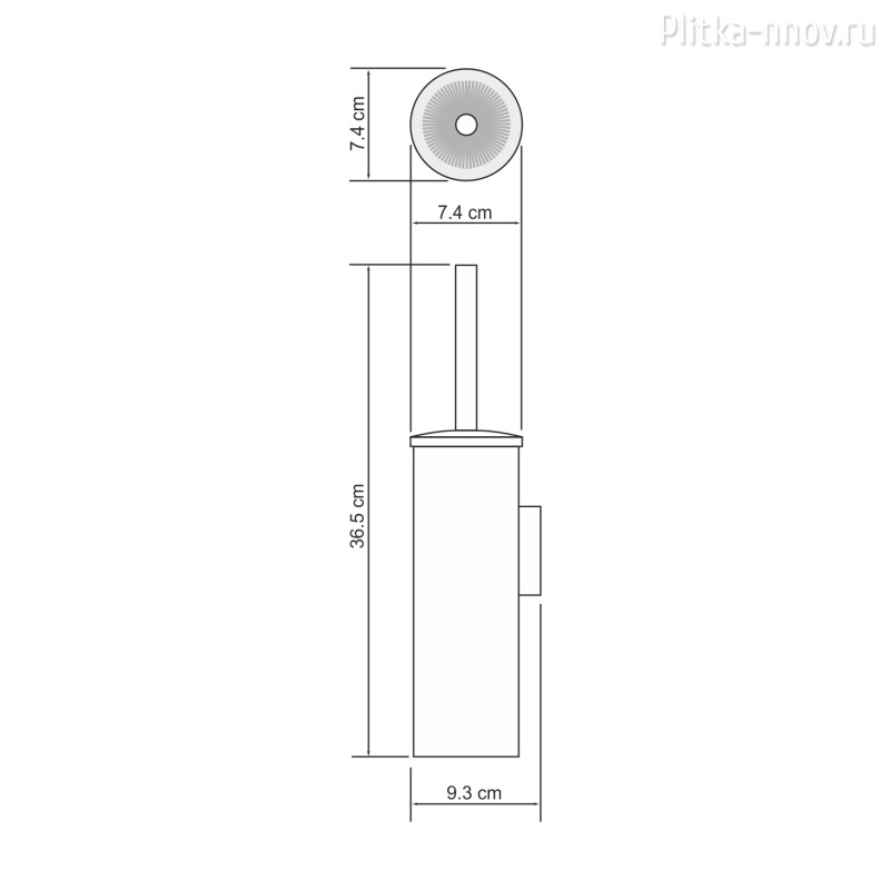 K-1087BLACK Щетка для унитаза подвесная WasserKRAFT K-1087BLACK Щетка для унитаза подвесная WasserKRAFT