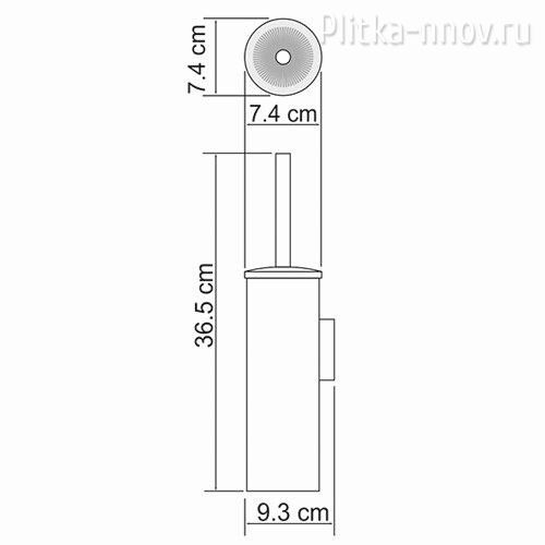 K-1087WHITE Щетка для унитаза подвесная WasserKRAFT K-1087WHITE Щетка для унитаза подвесная WasserKRAFT
