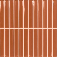 Мелоди терракотовая 20x20 Плитка глянцевая Monopole