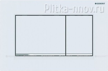 GEBERIT Sigma 30 115.883.JT.1 (не оставляет отпечатков пальцев)белый матовый/хром глянец