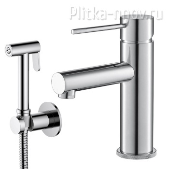 Saona 2360/00G Хром Смеситель для раковины с гигиеническим душем Timo