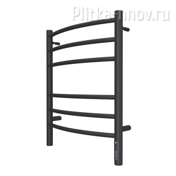 Классик П6 450х600 Черный Муар Электро (new встроен диммер) Полотенцесушитель TERMINUS